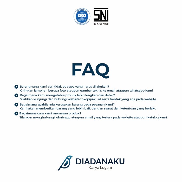 Display Produk Diadanaku Shopee FAQ