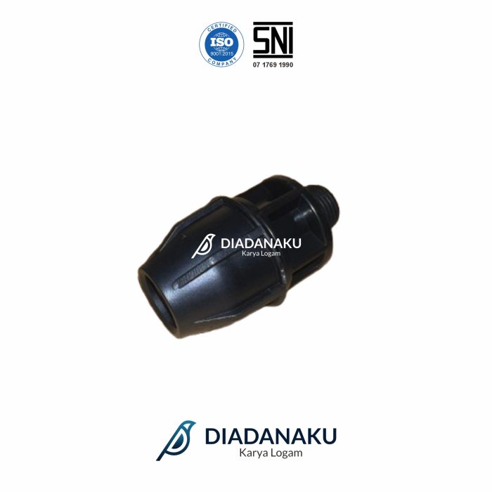 Display Produk Diadanaku Shopee Male Thread Adaptor Compression